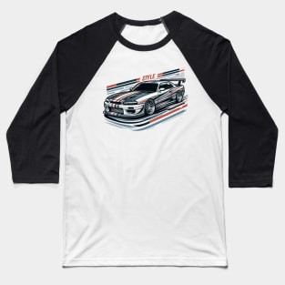 Sport Car Turbo Style Baseball T-Shirt